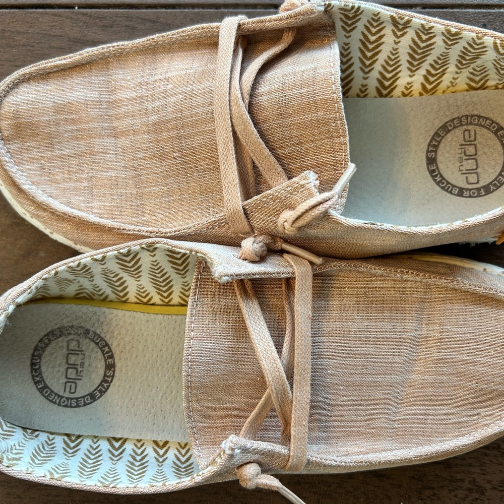 Hey Dude Beige Casual Shoes